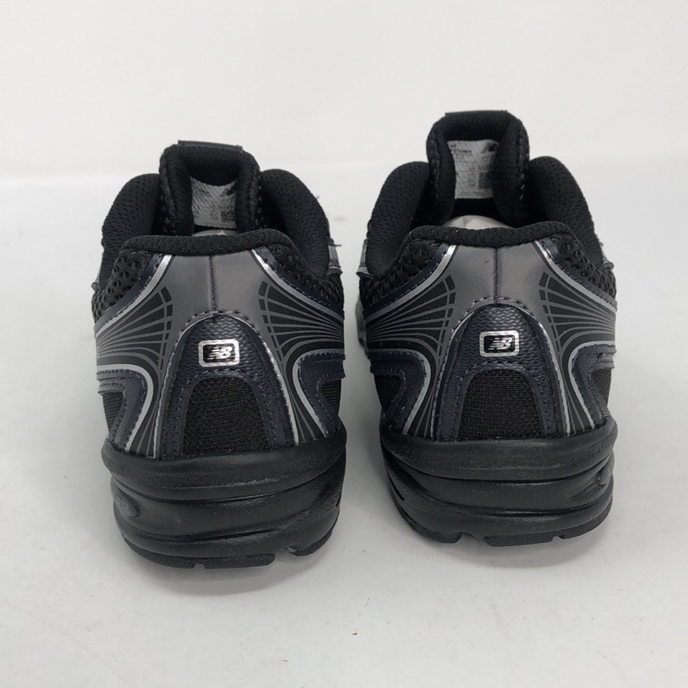 New Balance Big Kids 740 Bungee Lace PZ740BM Black Grey Casual Shoes - Size 3 - Picture 6 of 16